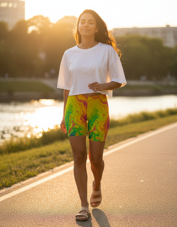Women's Marble Short Shorts