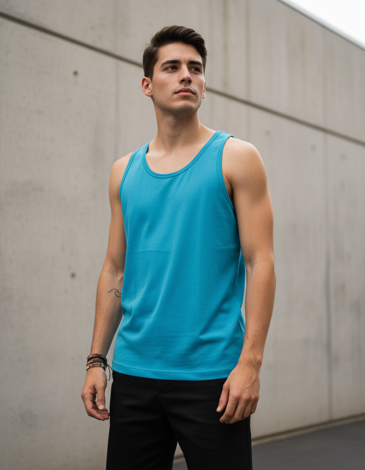 Pacific Blue Tank Top Men's Tank Top — Dripper