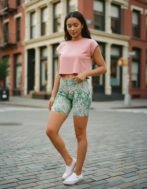Women's Sakura Cherry Blossom Short Shorts