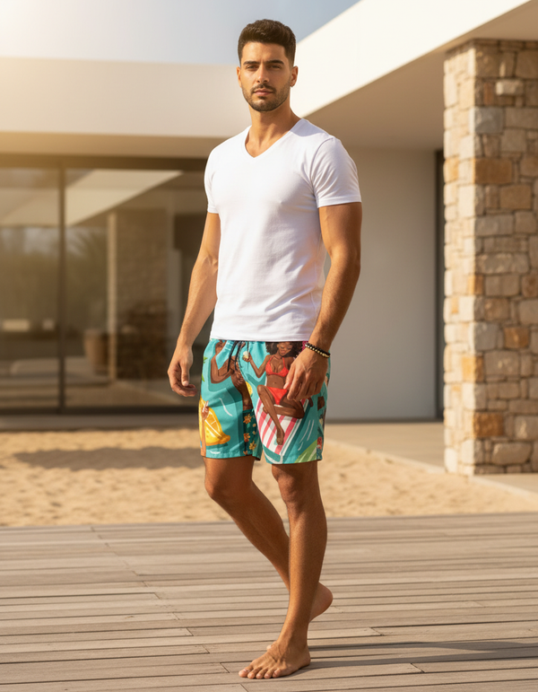 Pool Collection men's swim trunks