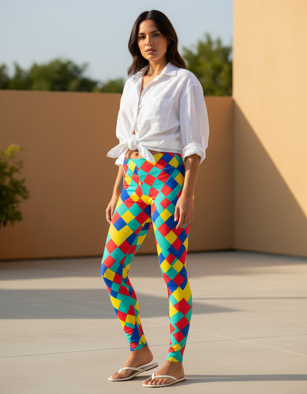 Pixel Leggings Women's Leggings — Dripper