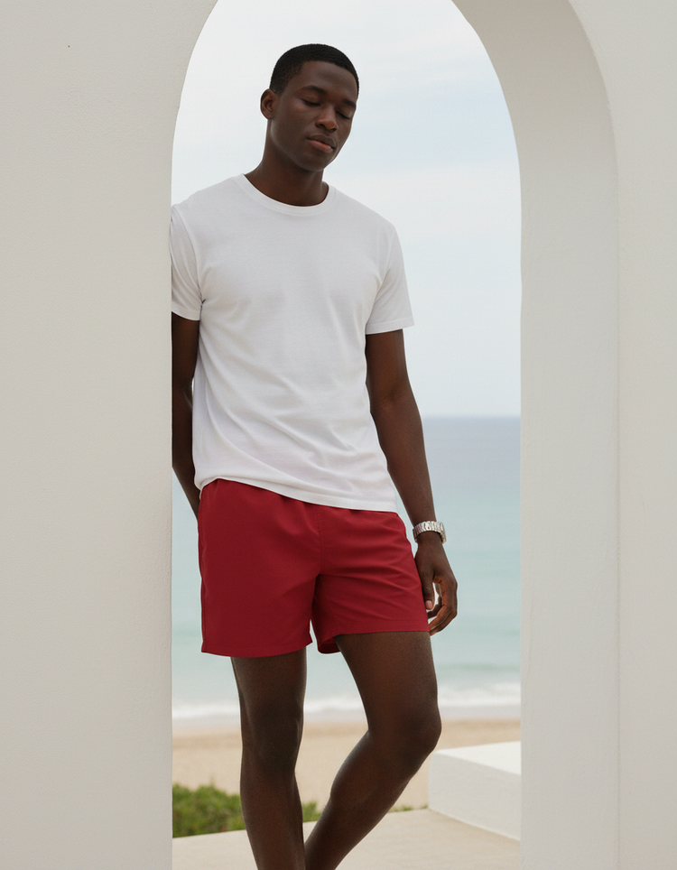 Carmine Men's Swim Trunks Men's Swim Trunks — Dripper