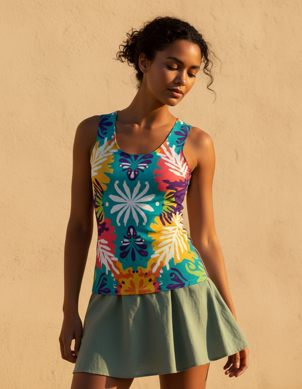 Kente Tank Top