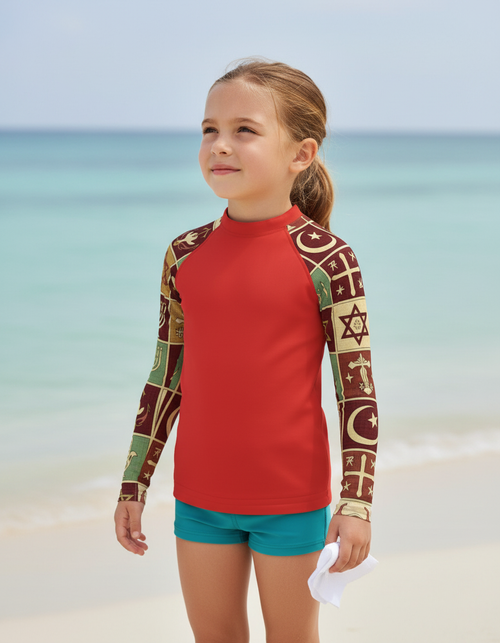 Lava Falls Unity Kids Rash Guard Kids Rash Guard — Dripper