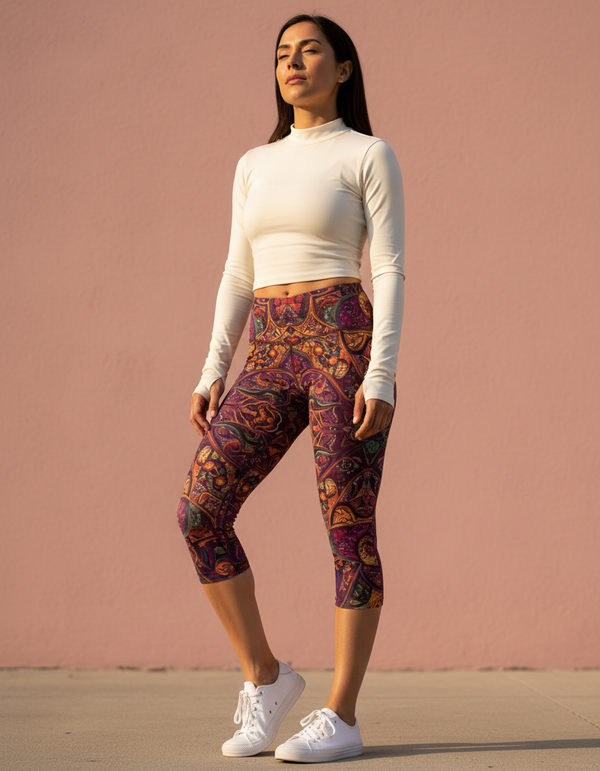 Prism Capri Leggings Capri Leggings — Dripper