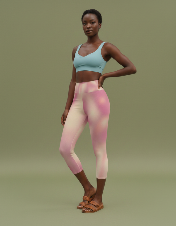 Leggings in Millennial Pink Chroma