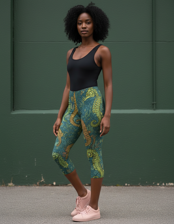 Triton Capri Leggings Capri Leggings — Dripper