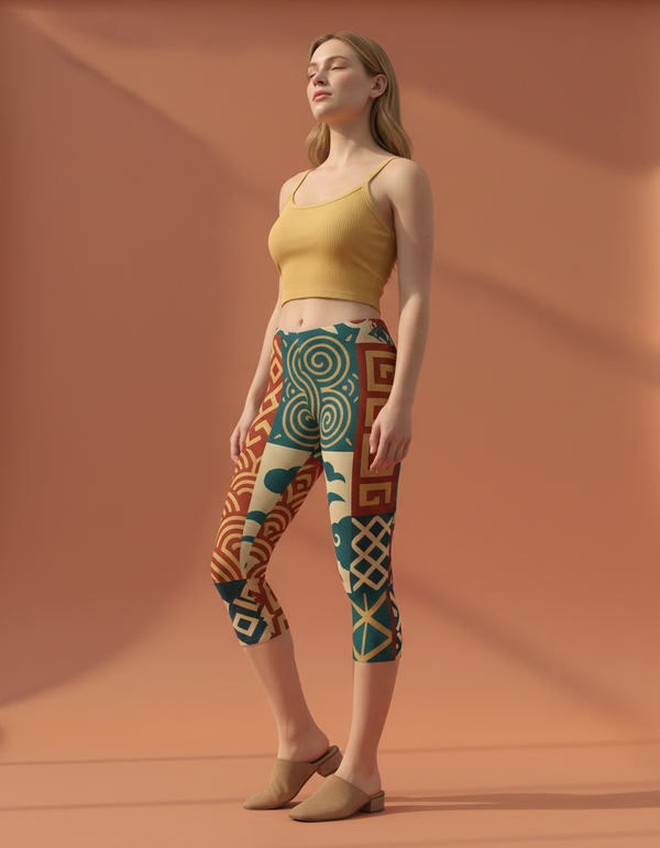 Atayal Capri Leggings Capri Leggings — Dripper
