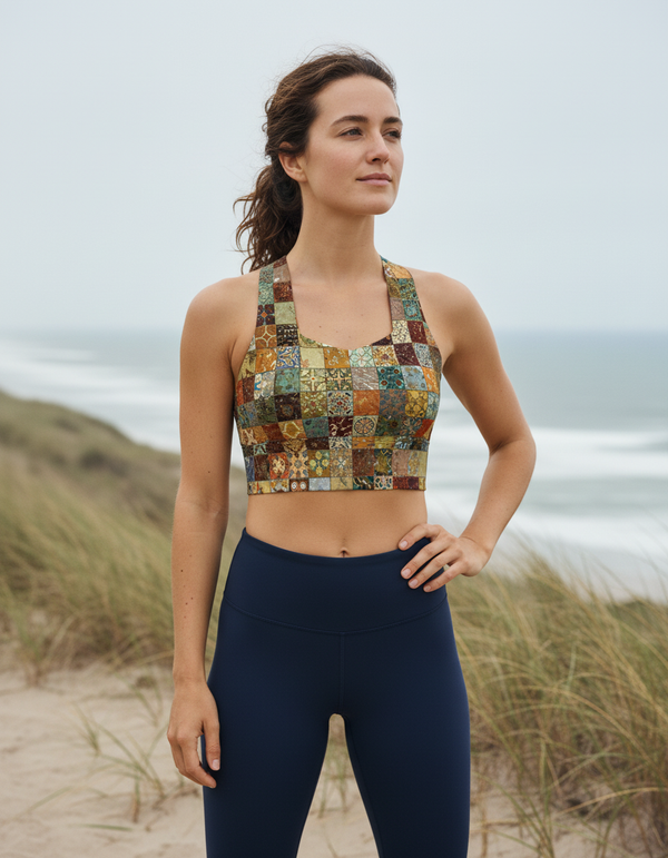 Celeste longline sports bras