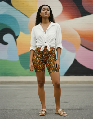 Women's Kasuri Short Shorts