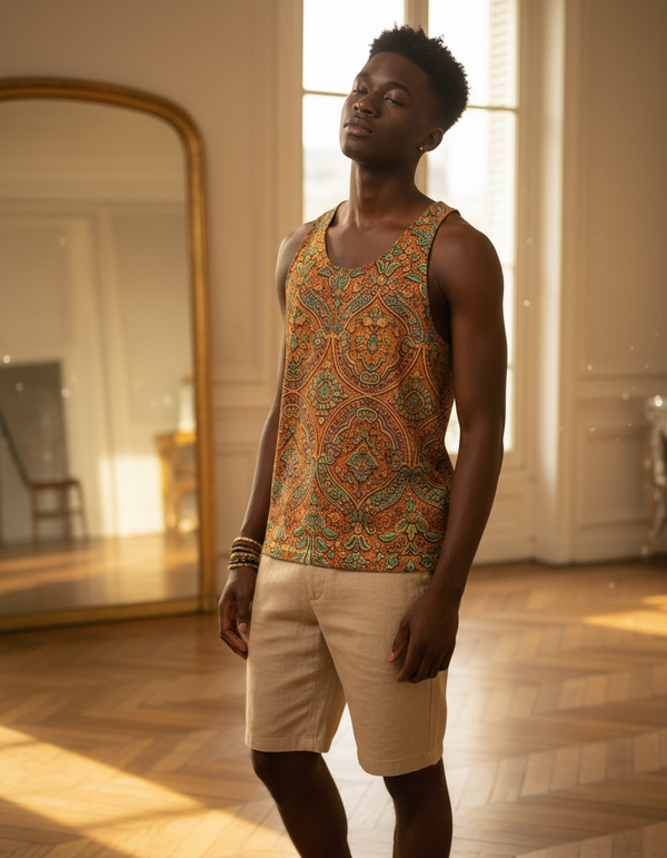 Men's Sari tank tops