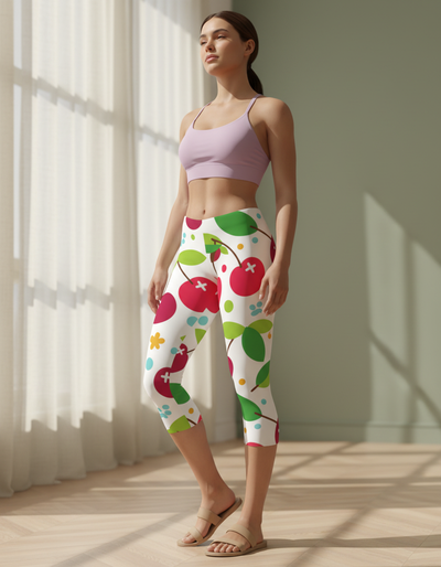 Crimson Capri Leggings capri leggings