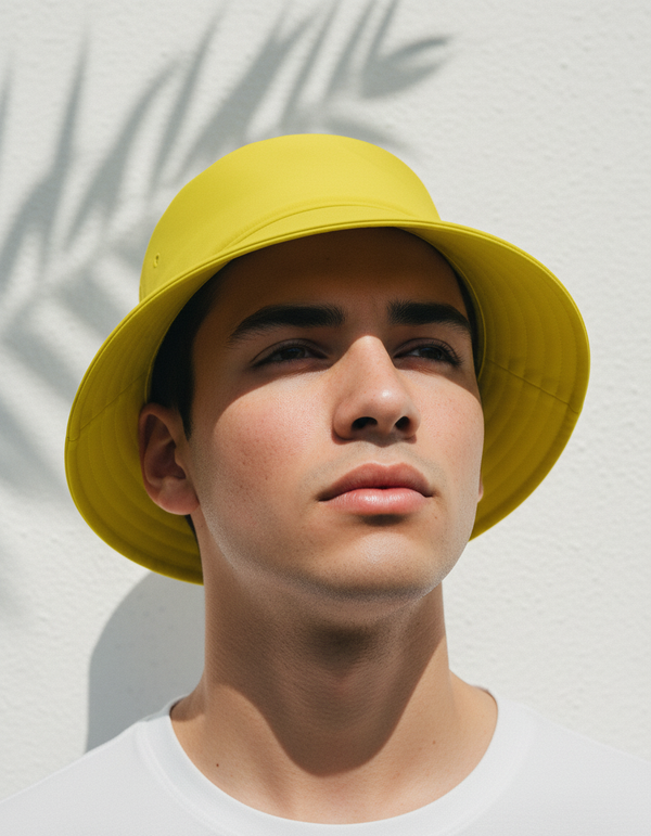 Bucket Hat in Citrine