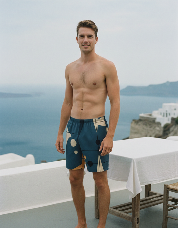 Men's Mid-Century Modern Swim Trunks