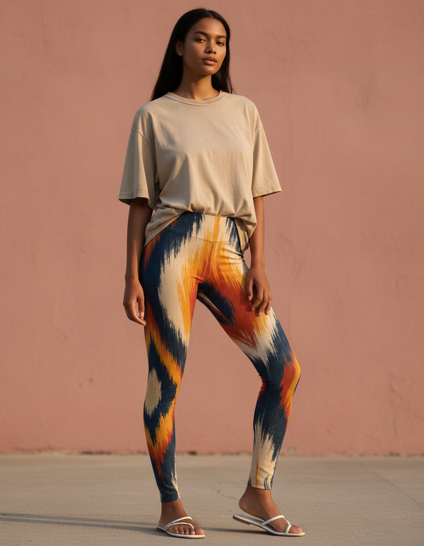Batik Leggings Women's Leggings — Dripper