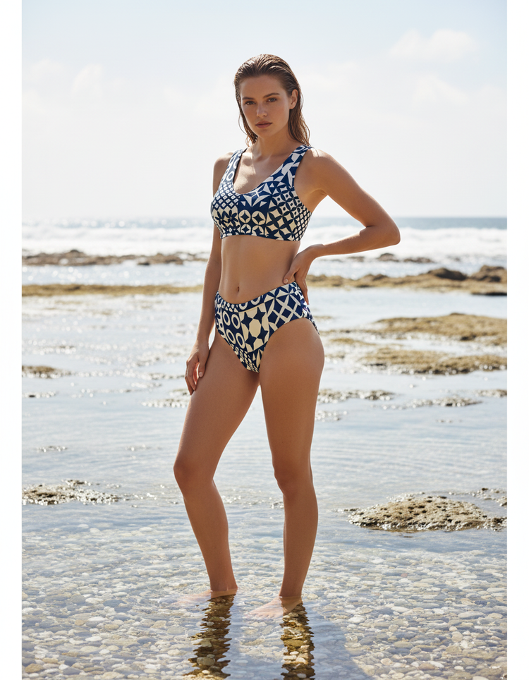 Hue High-Waisted Bikini High-Waisted Bikini — Dripper