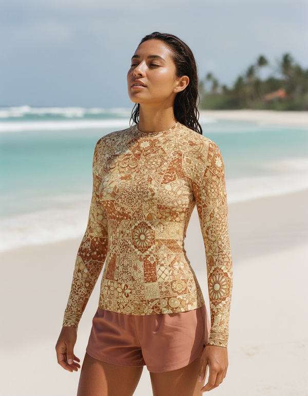Rashguard in Muskmelon Riad