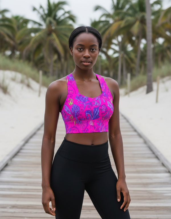 Zephyr longline sports bras