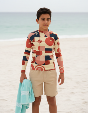 Youth Dusty Rose Form youth rashguards