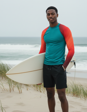 Men's Lava Falls Spectrum men's short-sleeve rashguards
