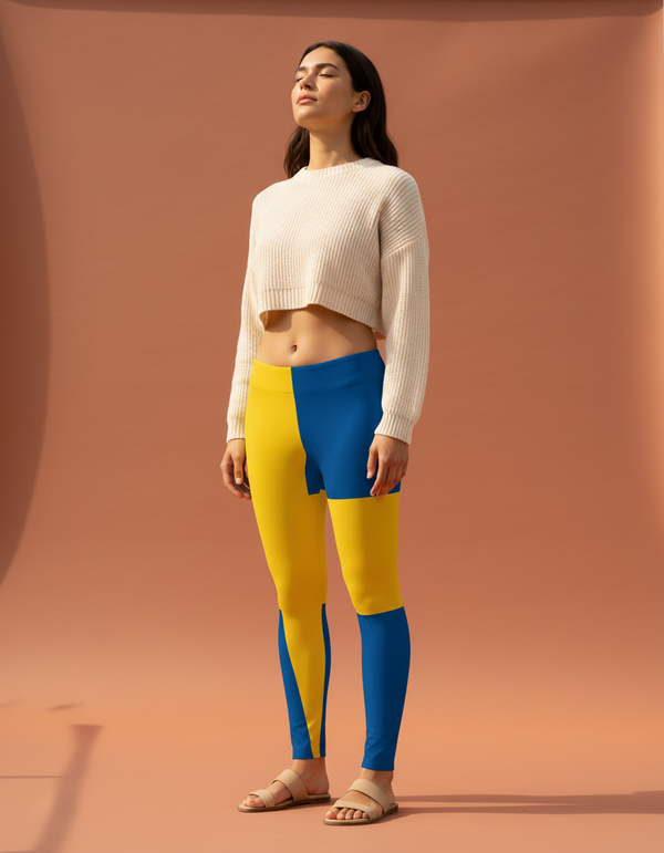 Women's Swedish Flag Leggings