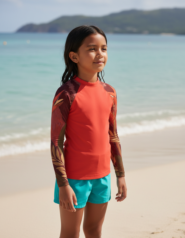 Kids Gauguin Tahiti Rash Guard