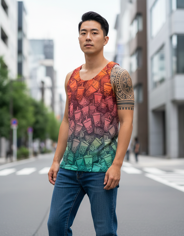 Bubble Tank Top Men's Tank Top — Dripper