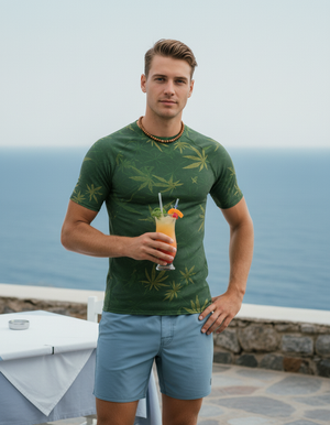 Men's Mizu men's short-sleeve rashguards