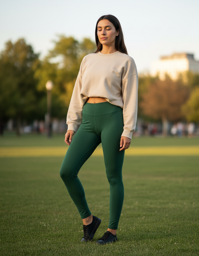 Hunter Green Leggings leggings