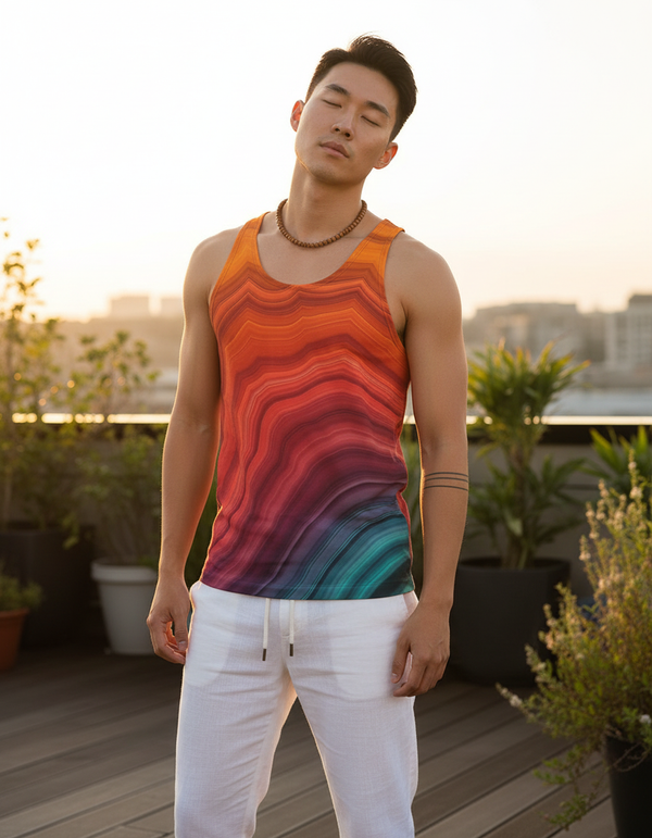 Mosaic Tank Top Men's Tank Top — Dripper