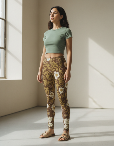 Amber Haze Acanthus Leggings leggings