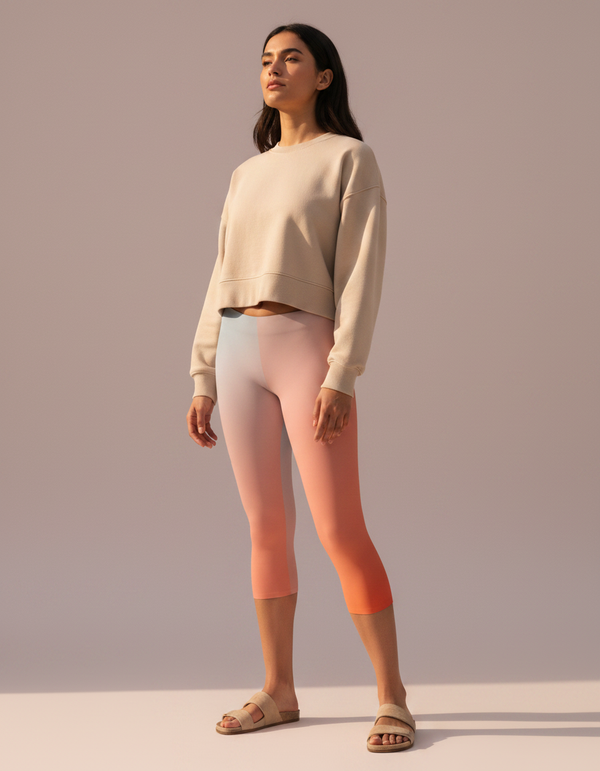 Leggings in Muskmelon Elysium
