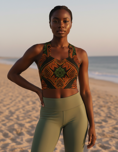 Kinte Longline Sports Bra longline sports bra