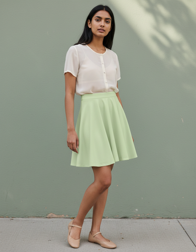 Cucumber Skater Skirt skater skirt