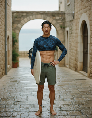 Men's Marina Verdant men's short-sleeve rashguards