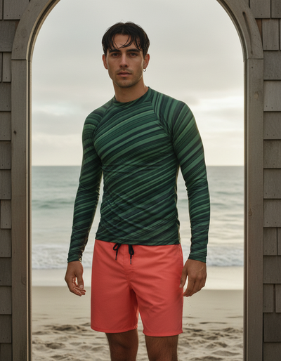 Men's Alexandrite Sway rash guard