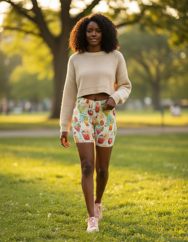 Women's Short Shorts in Zest