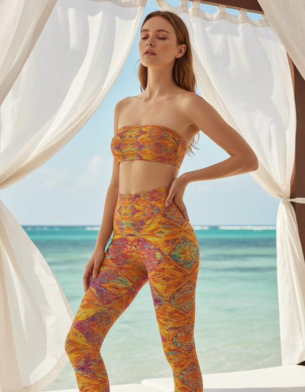 Tsubaki Capri Yoga Leggings Capri Yoga Leggings — Dripper