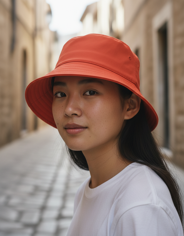 Bucket Hat in Blood Orange