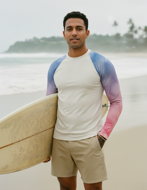 Men's Rhodonite Mosaic men's short-sleeve rashguards