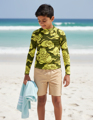 Acacia Zephyr Youth Rash Guard Youth Rash Guard — Dripper