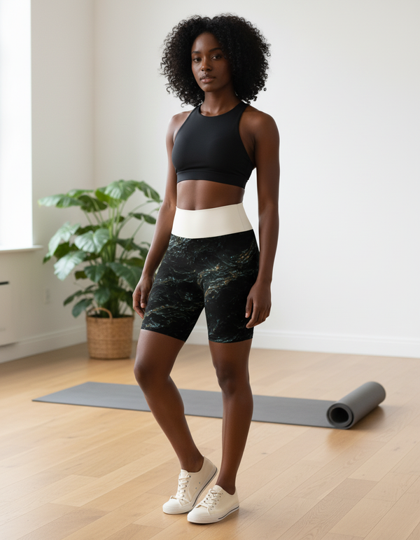 Nocturne Yoga Shorts bikini — Dripper