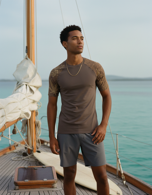 Coffee Bean Kumo Rash Guard Men's Rashguard — Dripper