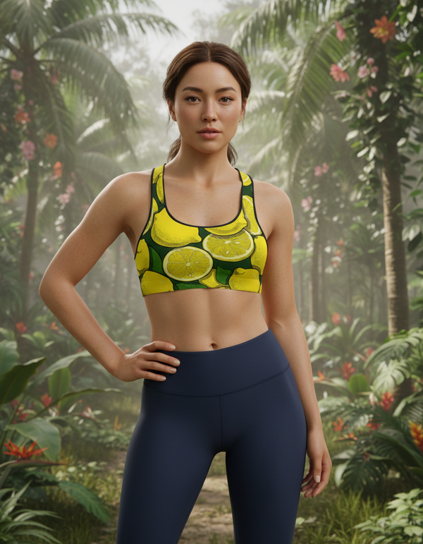Citrus Longline Sports Bra Classic longline sports bras