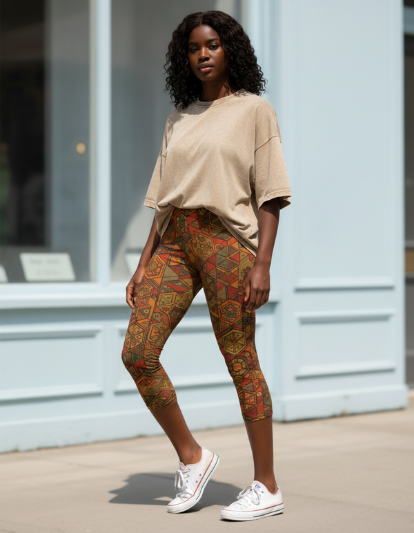 Yuzu Capri Leggings Capri Leggings — Dripper
