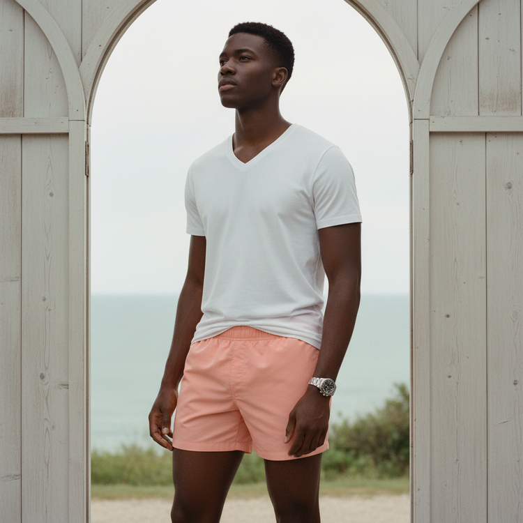 Melon Men's Swim Trunks Men's Swim Trunks — Dripper