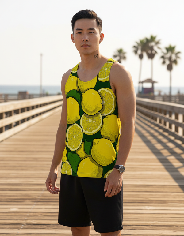 Zesty Burst Citrus Tank Top