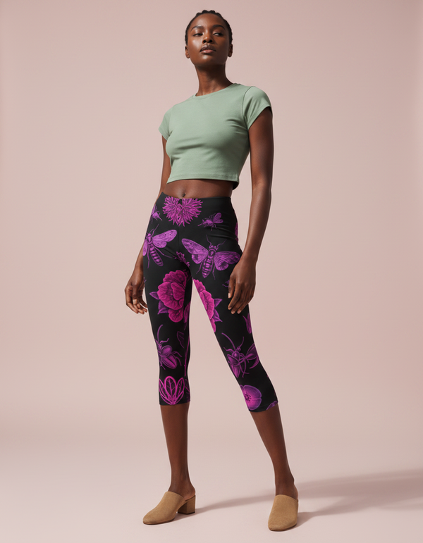 Petal capri leggings