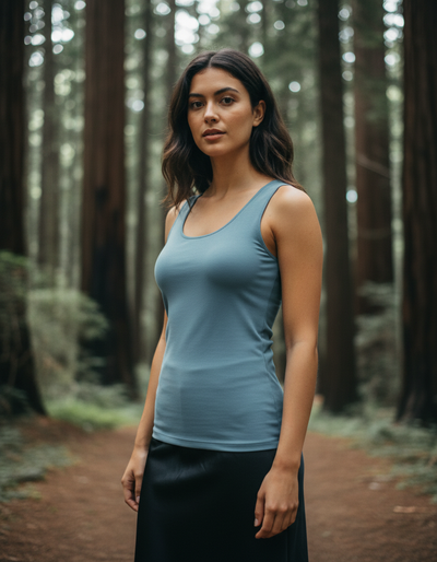 Women's Pewter Blue Tank Top tank top
