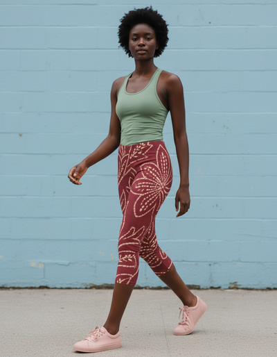 Amaranth Gelang Capri Leggings capri leggings